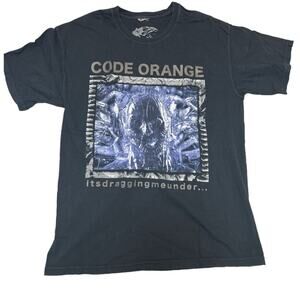 Code Orange black t-shirt "It's dragging me under" size L Hardcore Metal